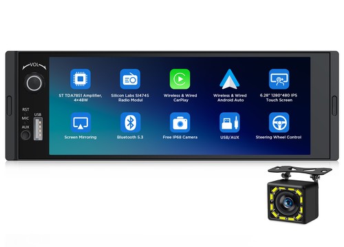 Single din car - din, 1