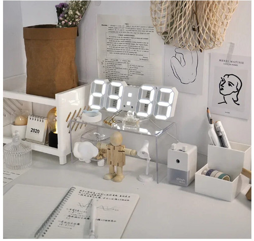 Led digital wall - digital, clock
