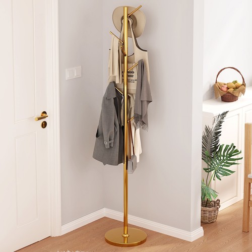 Metal coat rack stand with - coat,