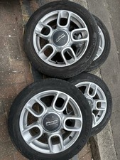 Fiat 500 Pop Turismo Set Of Alloy Wheels 15 Inch