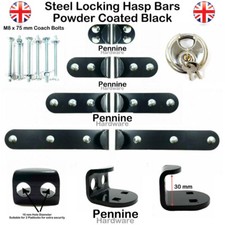 BLACK STEEL High Security Hasp