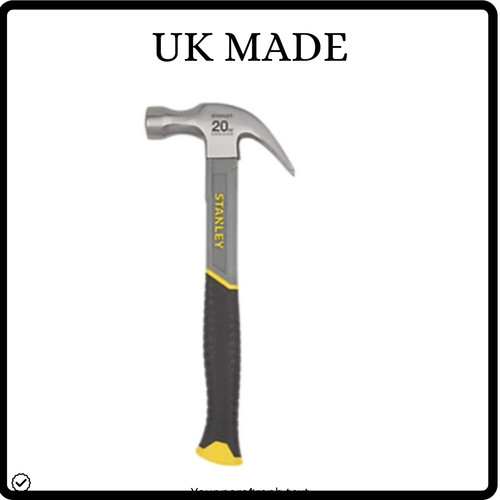 Stanley fibreglass claw hammer - stanley,