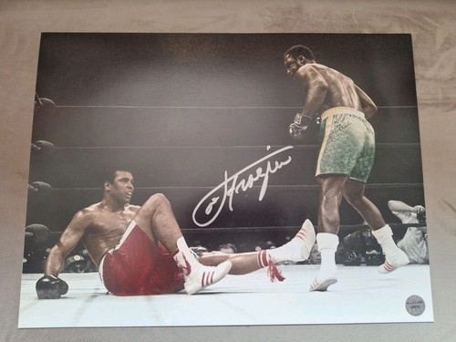 Joe frazier signed 16x12 - joe,