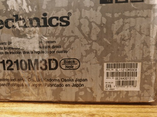 Technics 1210 m3d - technics, sl-1210