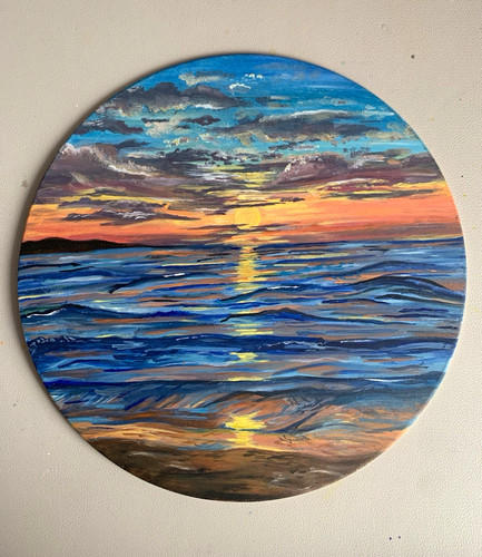 Small one kind sunset - of,