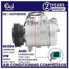 AIR CON A/C COMPRESSOR FOR AUDI A4 B5 A6 C4 A8 D2 ALLROAD VW PASSAT B5 1994-2006