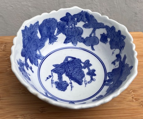 Chinese handpainted blue - chinese,