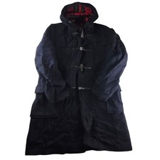 Vintage Duffle Coat Black Mens