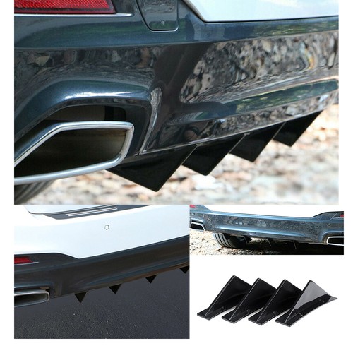 Glossy bumper rear black - glossy,