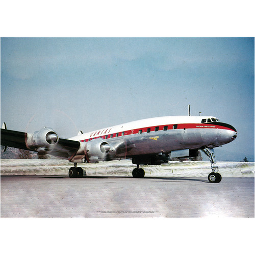 Qantas lockheed super - lockheed,