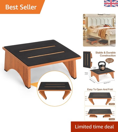 Foldable wooden step - wooden,
