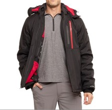 Spyder Ski Jacket Snow Jacket Black Red