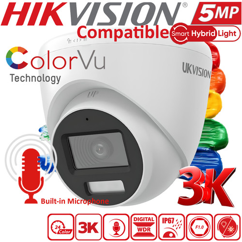 Hikvision 5mp cctv camera - 3k,