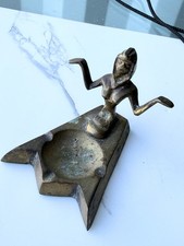 Vintage Brass Lady Cigarette