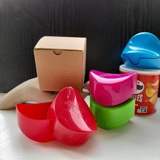 2 Pringle Pop Box Crisp Holder Colour choice PINK GREEN BLUE RED +Opt  Kraft Box