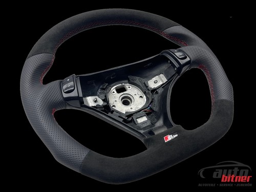 Tuning steering wheel - , leather
