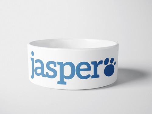 Personalised ceramic dog bowl - ceramic,