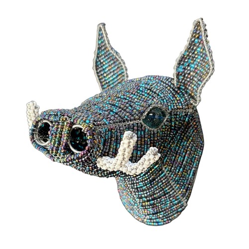 African beaded wire framed - wire,