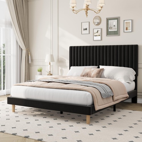 King size bed frame with - king,