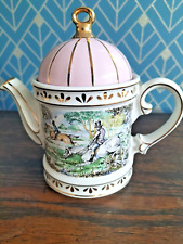 Vintage Sadler Hunting Sporting Scenes of 18th century Teapot Collectable