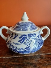 Old Willow Sugar Bowl with Lid