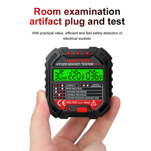 Digital outlet socket detector - socket,