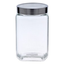 Square Glass Storage Jar