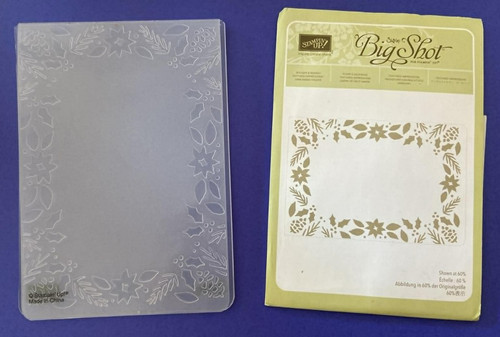 Stampin big shot boughs - up,