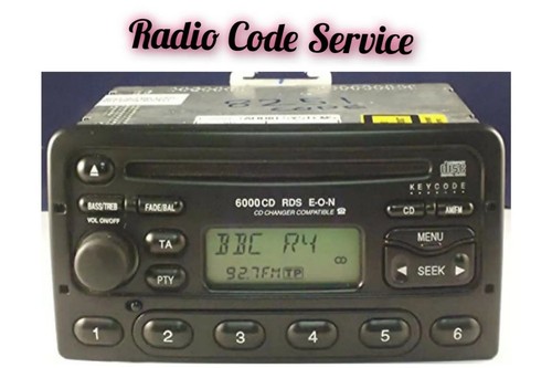 Ford radio code - radio, service