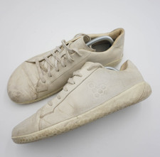 Vivobarefoot Geo Court II Leather Barefoot Trainers Size 44M UK 10 Bright White