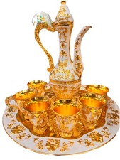 8pcs Vintage Turkish Teapot