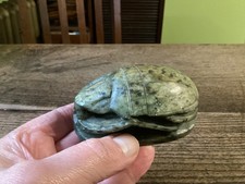  Egyptian Carved Stone Scarab