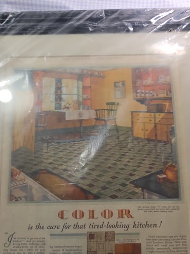 1928 armstrong linoleum - armstrong’s,