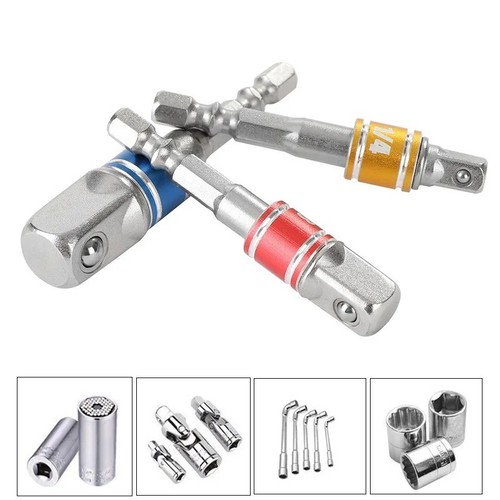 Socket adapter set hex shank - adapter,
