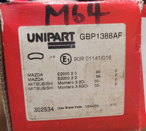 Mazda e2000 e2200 front - e2000, brake