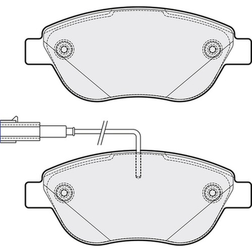 Brake pads set for - set,