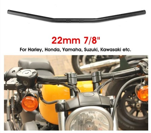 Motorcycle black drag - 7/8",
