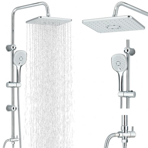 Chrome exposed bathroom shower - chrome,