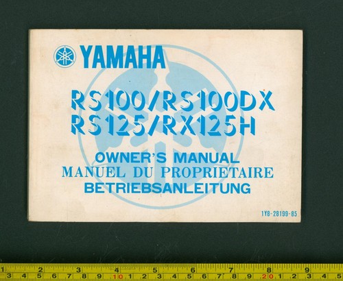 Yamaha rs100 rs100dx rs125 - yamaha,