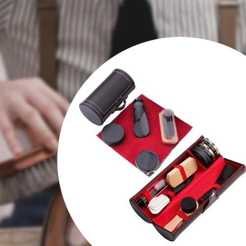 Leather shoe cleaning - cleaning, kit