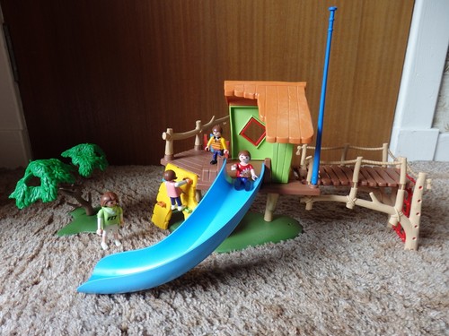 Playmobil treehouse with slide - treehouse,