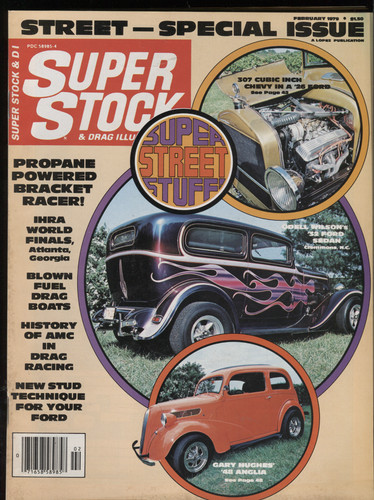 Super stock drag illustrated - stock,