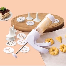 Cookie Press Cake Decorating