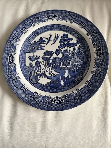 Blue willow dinner plate 26cm - dinner,