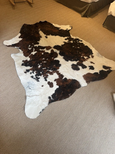 Real cow hide rug - cow,