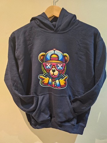 Kids navy blue - kids, hoodie