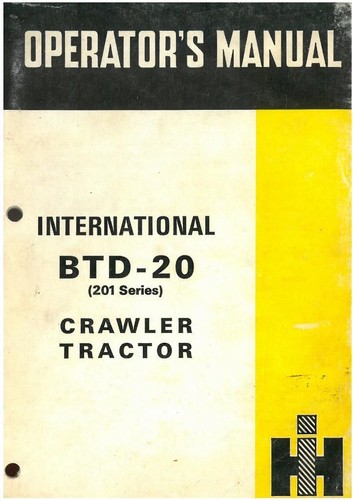 International crawler tractor - crawler,