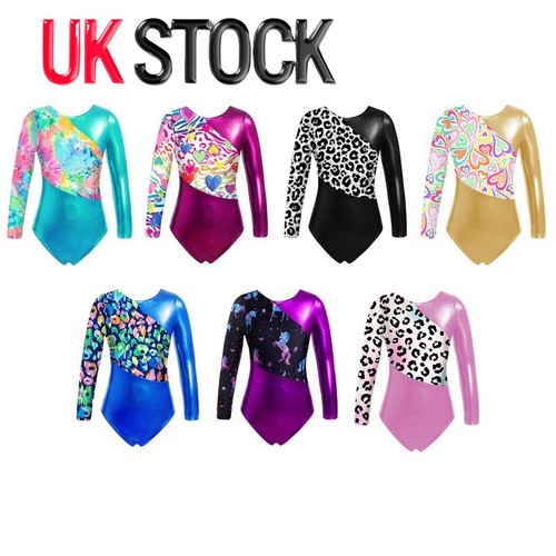 Girls gymnastics leotards long - gymnastics,