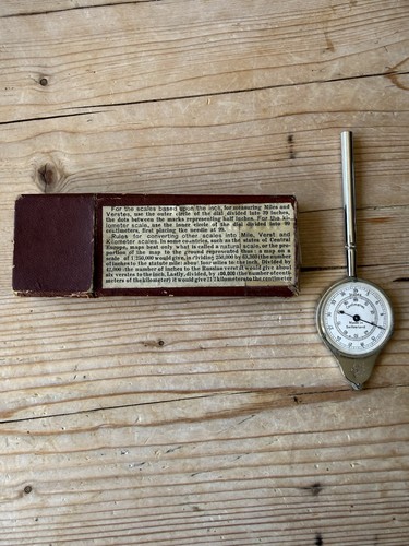 Vintage opisometer curvimeter - vintage,