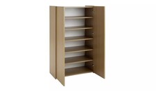 5 Shelf 2 Door Shoe Storage